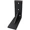 Ekena Millwork Countertop Support Steel Heavy Duty Bracket w/ Gusset, Powder Coated Black 2 1/2"W x 6"D x 6"H BKTM02X06X06CGPBL - alternate 5